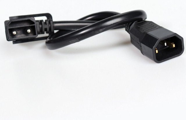 NBshunyue E-Bike Lithium-Batterie Ladegerät Adapter mit Stecker Interface B in Schwarz - Bild 1