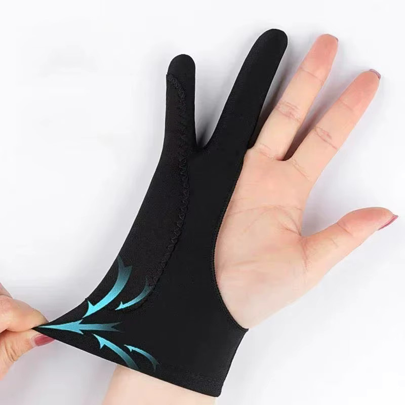 Anti-Fouling Malhandschuh für Tablet und iPad in Schwarz zur Vermeidung von Berührungsspuren beim Zeichnen - Bild 4