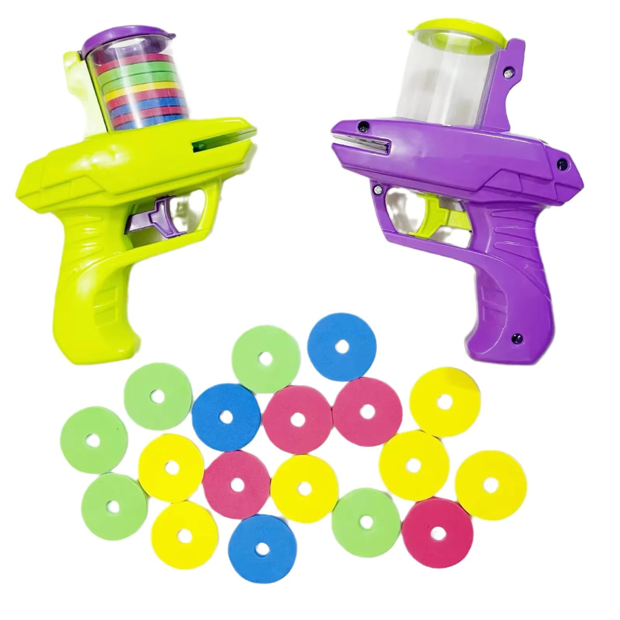 Small fire Karotte Fliegende Scheibe Launcher Spielzeug Pistole mit weichen Kugeln - Bild 2