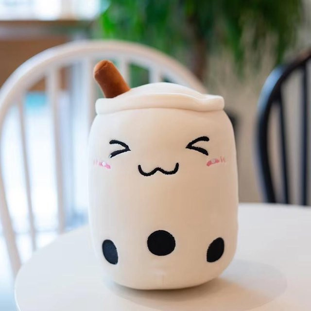 Yiran toy Kawaii Milchteetasse Plüschkissen, Stofftier, 23cm - Bild 1