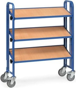 Fetra Montagewagen 2881 in Blau mit TPE-Reifen und 250 kg Tragkraft - Bild 1