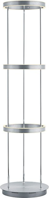 HELL Delta 60365 LED-Stehleuchte in Silber mit warmweißem Licht und Touch-Funktion - Bild 1