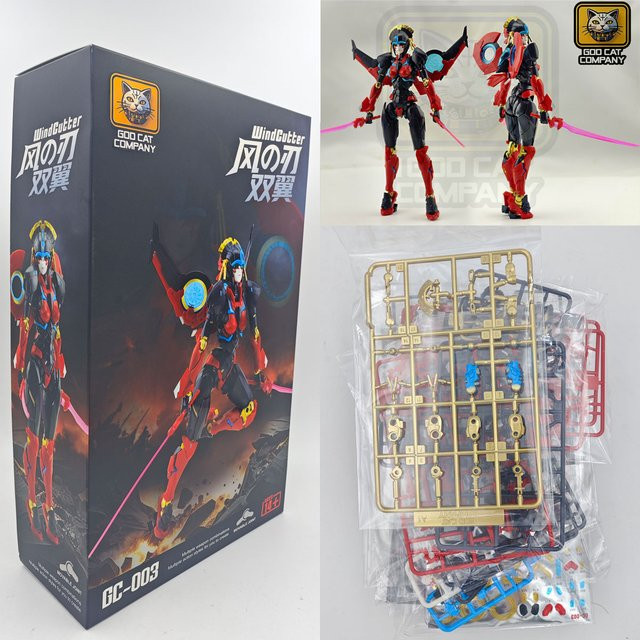 God Cat Company Transformation Wind Scythe Witch Windblade GC-003, Bausatz, Actionfigur - Bild 1