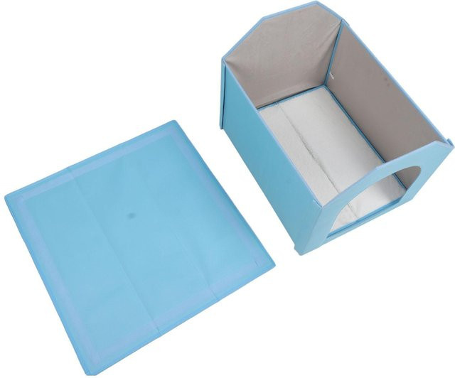 3CZY Faltbares Haustierhaus für Hunde und Katzen in Blau, wetterfest und wasserdicht für Indoor und Outdoor - Bild 1