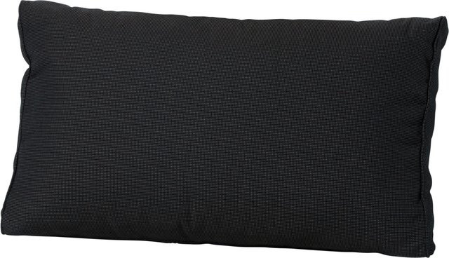 Madison Lounge Rückenkissen Rib in Black aus Acryl - Bild 1