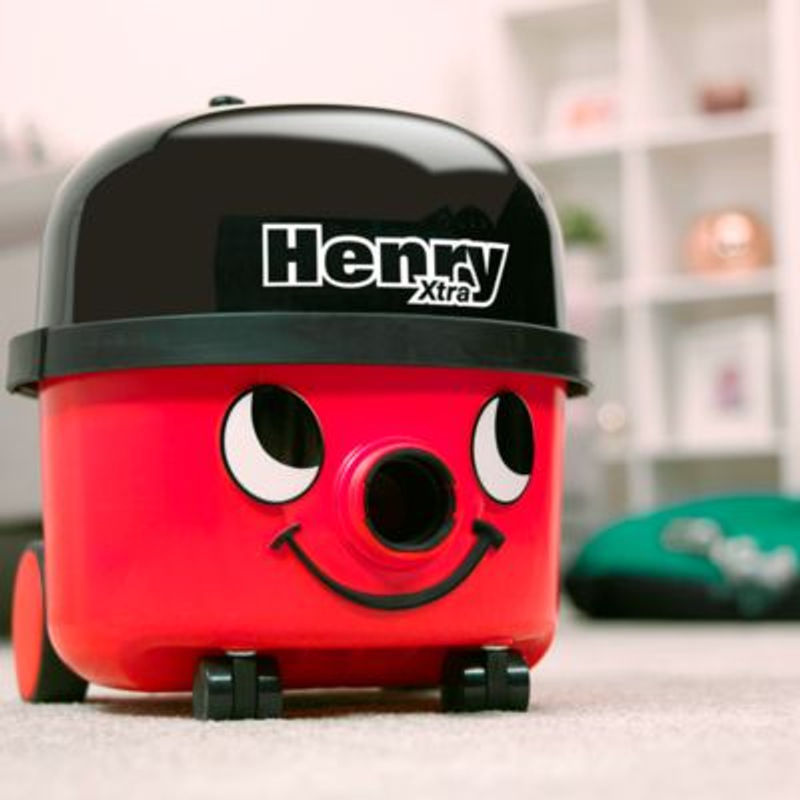 Staubsauger HENRY Xtra in Rot mit 620 W Leistung, Dauer-Luftfilter und 6 l Volumen inklusive Zubehör - Bild 2
