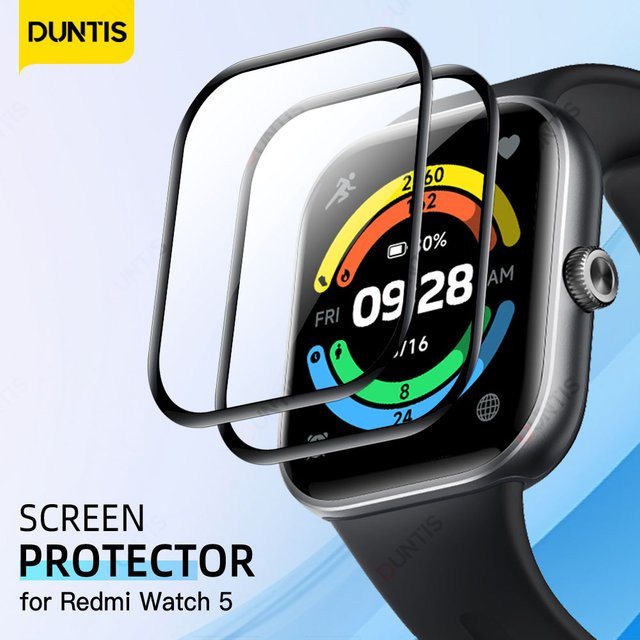 DUNTIS Displayschutzfolie für Xiaomi Redmi Watch 5, Silikon, transparent - Bild 1