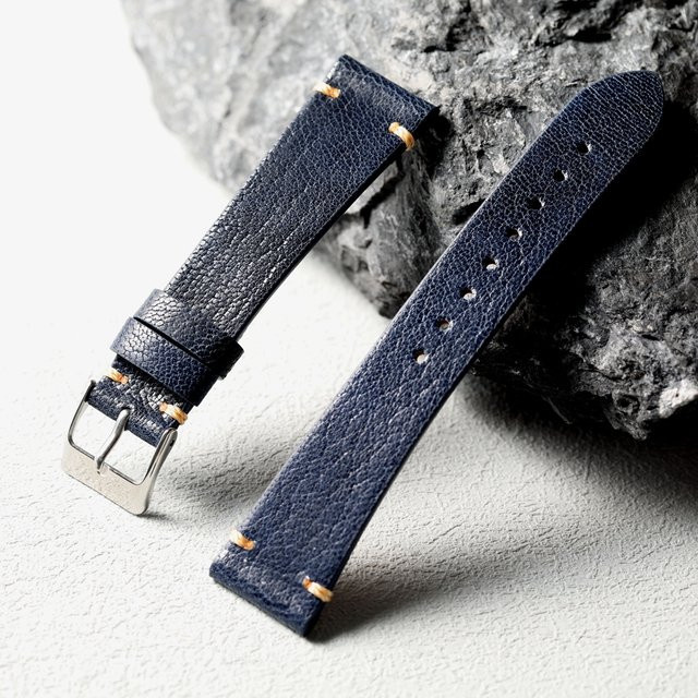 Raystray Armband, blaues Schaffell-Echtleder, Unisex - Bild 1