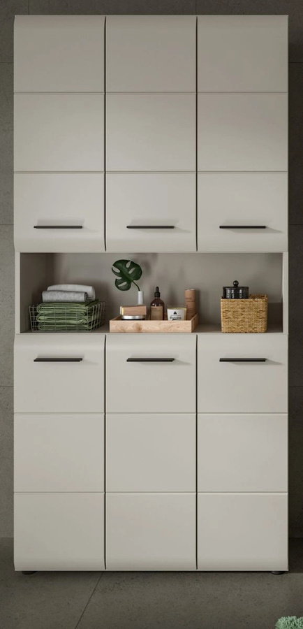 Badezimmer Hochschrank Cover in Kaschmir Sand, B/H: 90 x 185 cm - Bild 1