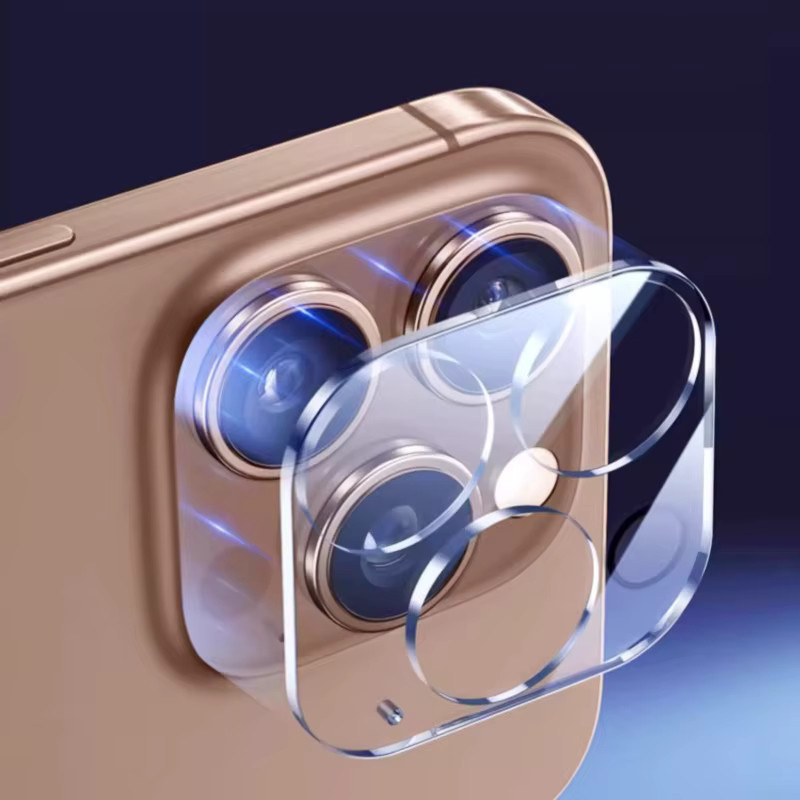 Ultra HD Kamera Objektiv Schutz aus gehärtetem Glas für Apple iPhone 17 Air 16E 15 14 Plus 13 12 Pro Max, Transparent - Bild 1