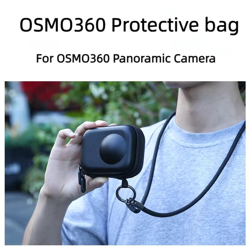 Ronkoen Mini Schutztasche für DJI Osmo360, Wasserdichte Aufbewahrungsbox in Schwarz - Bild 4