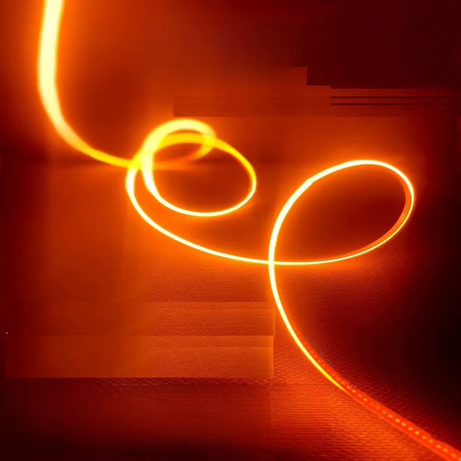 JOYPINJ Neon Flex LED-Streifen in Orange, Rot und Bernstein für Schaufenster und Dekoration - Bild 1