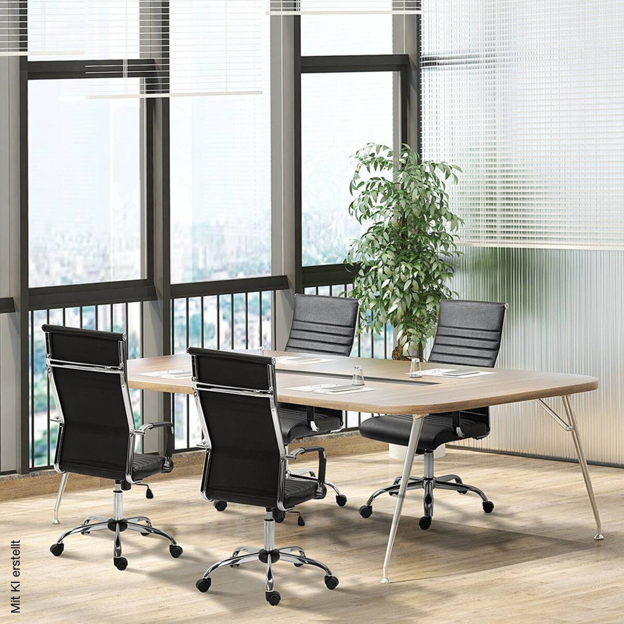 Vinsetto Gaming-Sessel 921-383BK schwarz mit Armlehnen und Rollen, B/T/H: 120 x 62 x 54 cm - Bild 2