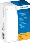 HERMA Frankieretikett weiß B: 140 mm, H: 50 mm - Bild 1