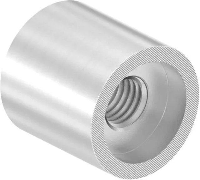 FeNau Wandhalter Edelstahl V2A Silber Geschliffen Korn 240 M10 Innengewinde B/H/T: 180 x 140 x 24 cm - Bild 1