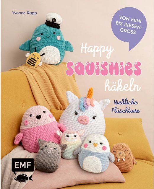 EMF Happy Squishies häkeln Niedliche Plüschtiere deutsch - Bild 1