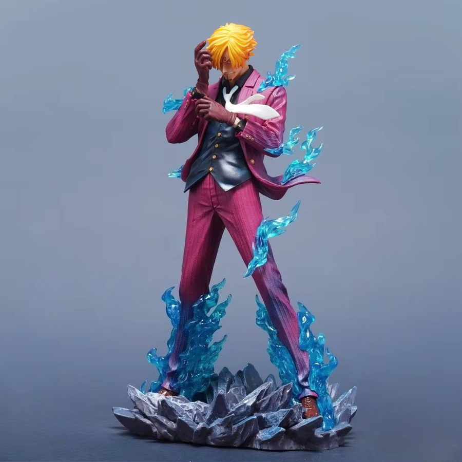Bandai One Piece Anime Figur Diable Jambe Sanji Actionfigur aus PVC, Multicolor, Höhe: 25 cm - Bild 2