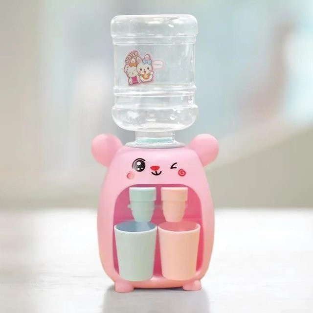 Fashnics Mini-Kinder-Doppel-Wasserspender-Spielzeug, Rosa/Blau, ab 0 Jahren - Bild 1
