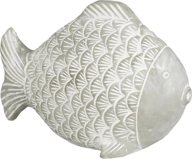 Mica Decorations Fisch Deko in Grau, Maritim, B/T/H: 21,5 x 10 x 15 cm - Bild 1