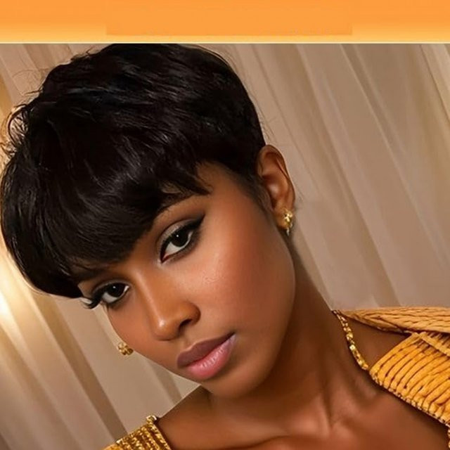 Suri Hair Pixie-Schnitt-Perücke, schwarz, Damen - Bild 1