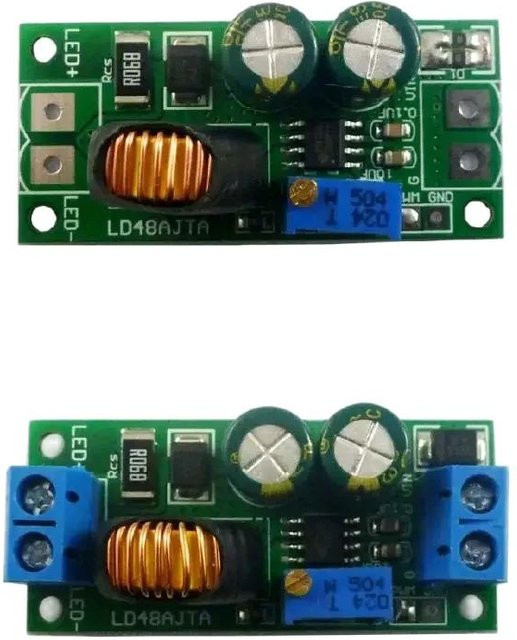 Eletechsup LED-Treiber PWM-Controller 72 W DC-DC-Abwärts-Konstantstrom-Konverter DC 6–50 V 1–3 A in Grün - Bild 1