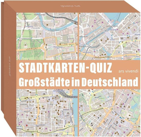 Ars vivendi Stadtkarten-Quiz Großstädte in Deutschland, Quizspiel