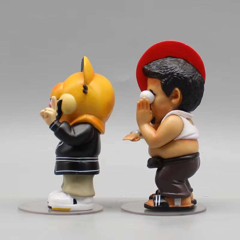 Bandai Superman Katze Kawaii Kung Fu Modellfigur aus Kunststoff, mehrfarbig, Höhe: 9 cm - Bild 4