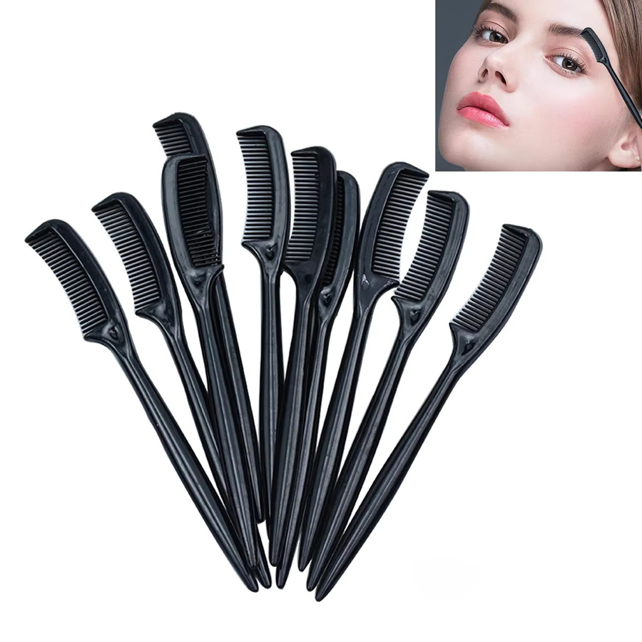kekelala Wimpernkämme und Augenbrauenpinsel, 10 Stück, Schwarz, Unisex - Bild 4