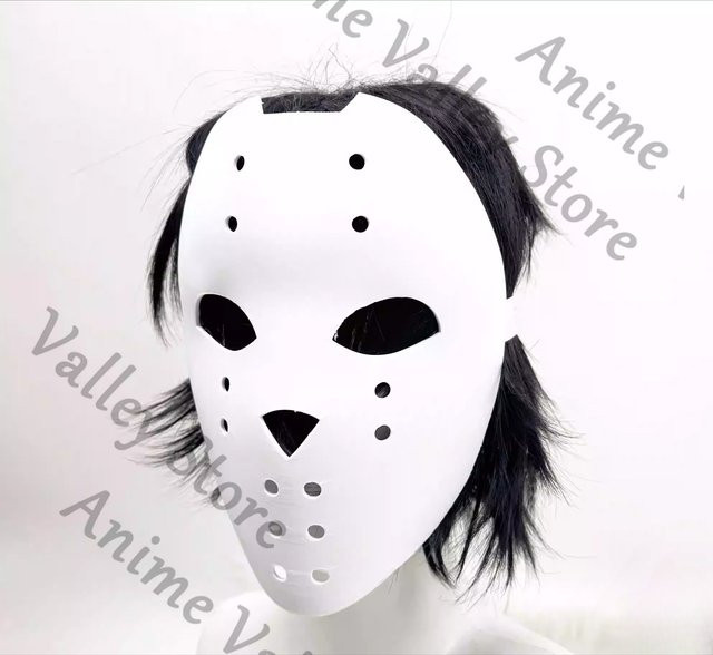 CEENIU Tokyo Ghoul Jason Cosplay Maske, Weiß - Bild 1