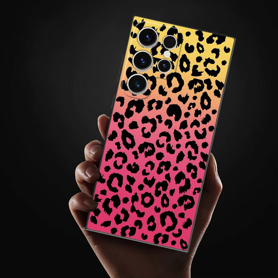 Handyhülle mit Leopardenmuster für Samsung Galaxy S24 S25 S23 S22 S21 S20 Ultra und FE Modelle in Multicolour - Bild 2
