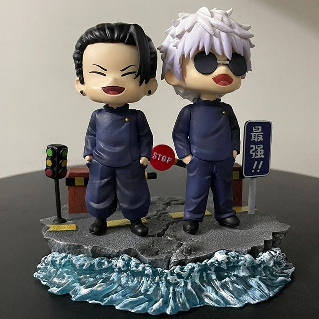 Bandai Jujutsu Kaisen Geto Suguru Gojo Satoru Actionfigur, 12,5cm - Bild 1