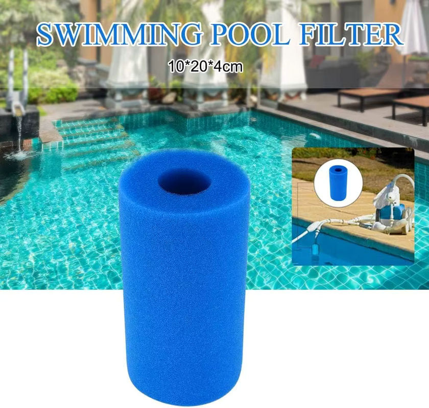 Intex Typ A Schwimmbad Filter Schaumstoff Reiniger Blau, wiederverwendbarer Biofoam Schwamm für Pool-Teile - Bild 6
