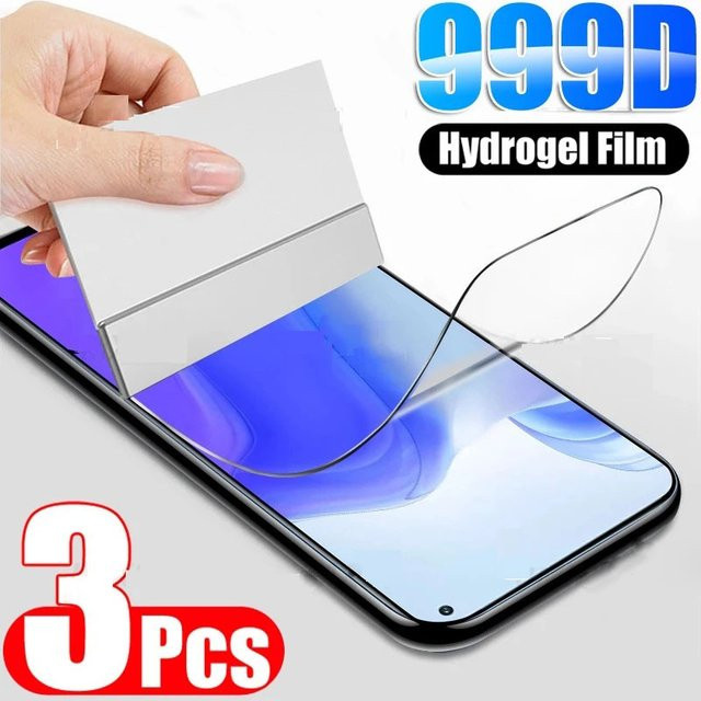3er Pack Hydrogel Displayschutzfolie für Oppo A3i A3x CPH2641 5G, A5 Pro 5G PKP110 und F27 Pro Plus 5G, transparent - Bild 1