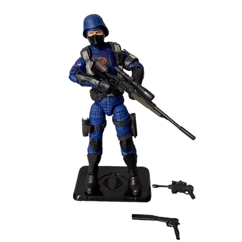 Hasbro GI. Joe Classified Series Retro Snake Eyes Actionfigur, Blau, ab 4 Jahren - Bild 3