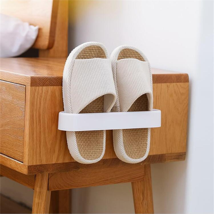 MENGN Top Wandmontiertes Badezimmer-Schuhregal zur Aufbewahrung in Weiß, B/T/H: 24,5 x 5,7 x 3,2 cm - Bild 1
