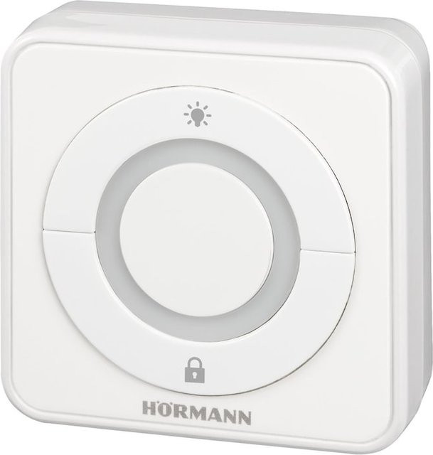 Hörmann Drucktaster IT3b-1 für Garagentorantrieb, beleuchteter Innentaster in Weiß - Bild 1