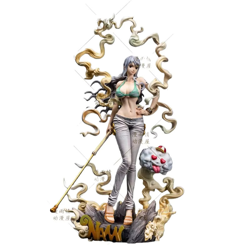 Bandai One Piece Nami Anime-Figur Sammlerstatue als Desktop-Dekoration für Anime-Fans, Höhe: 29,0 cm - Bild 5