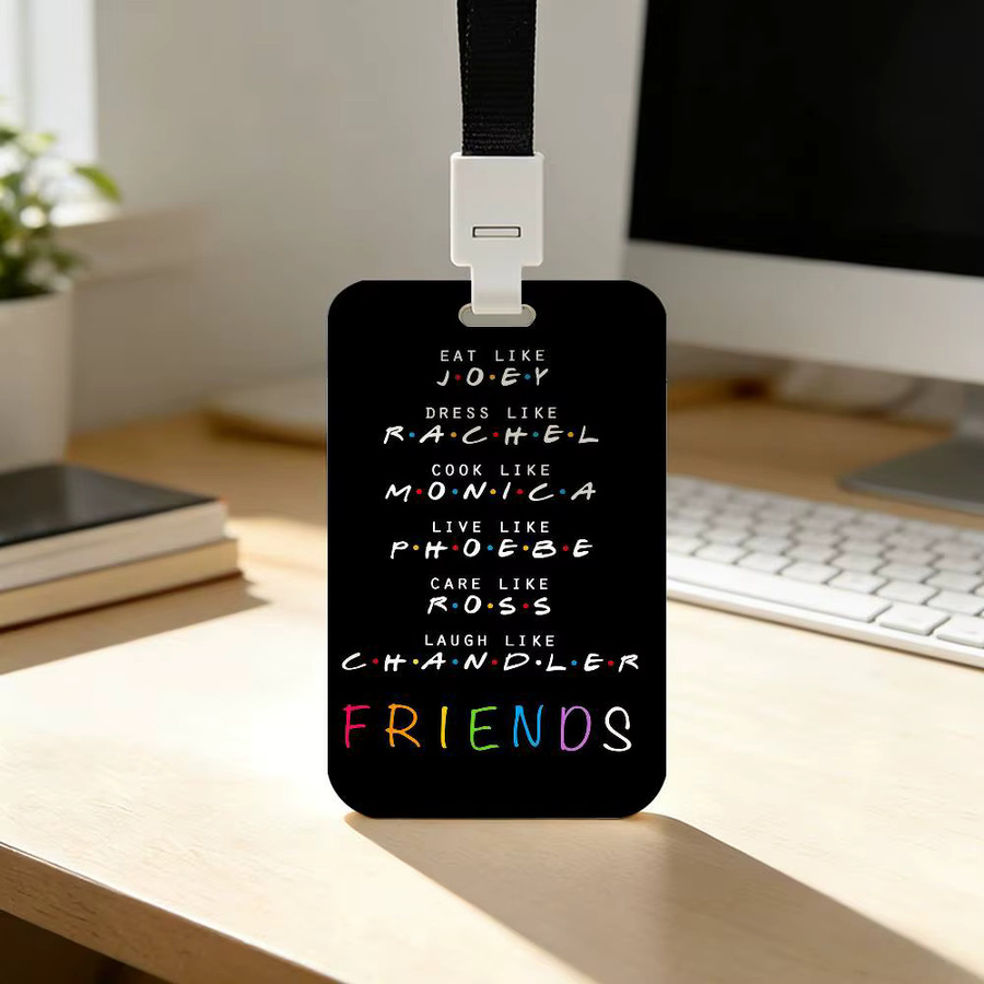 F-Friends Modischer Kartenhalter mit Schlüsselband für Ausweise und Türkarten, Unisex - Bild 6