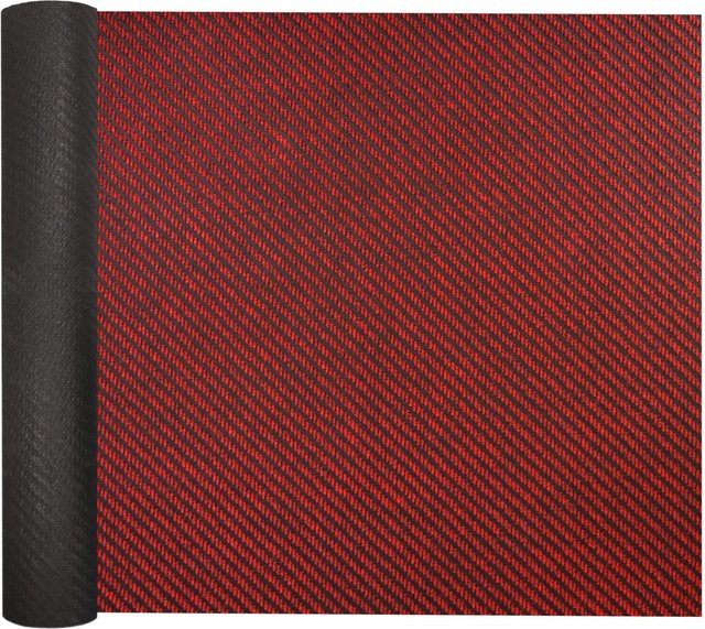Primaflor Sauberlauf Nordic Stripes Rot, rutschfest und schmutzabweisend, B: 2,00 m x L: 7,50 m - Bild 1
