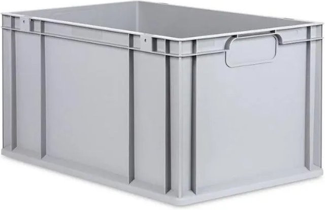 PROREGAL Eurobox Nextgen Economy Transportbox mit Griffen, Grau, H x B x T: 32 x 40 x 60 cm - Bild 1
