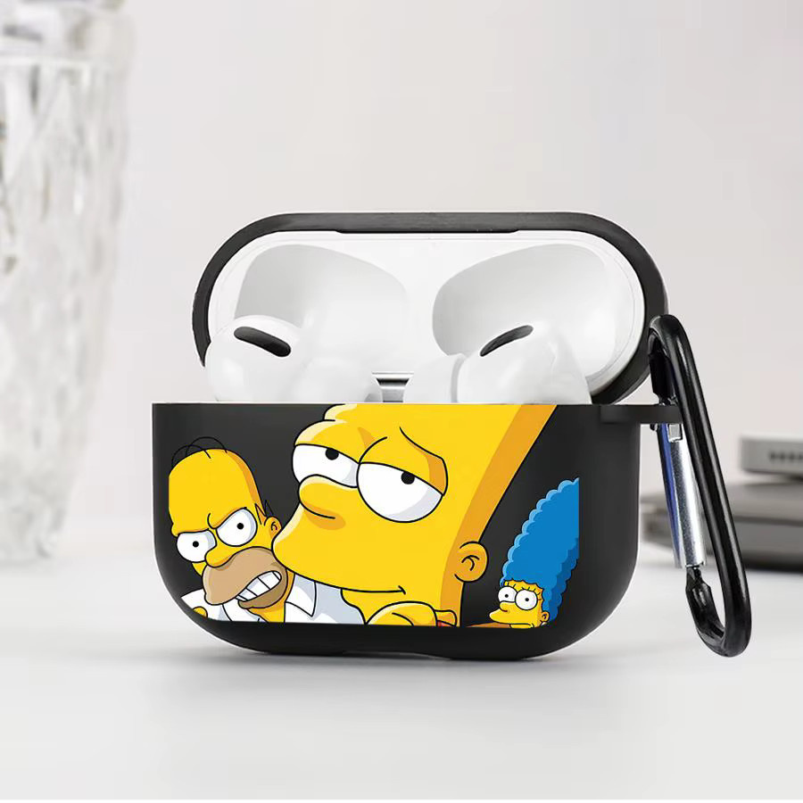 The Simpsons Cartoon Schutzhülle für AirPods Pro, AirPods 3, AirPods 2 und AirPods 1, Multicolor - Bild 2