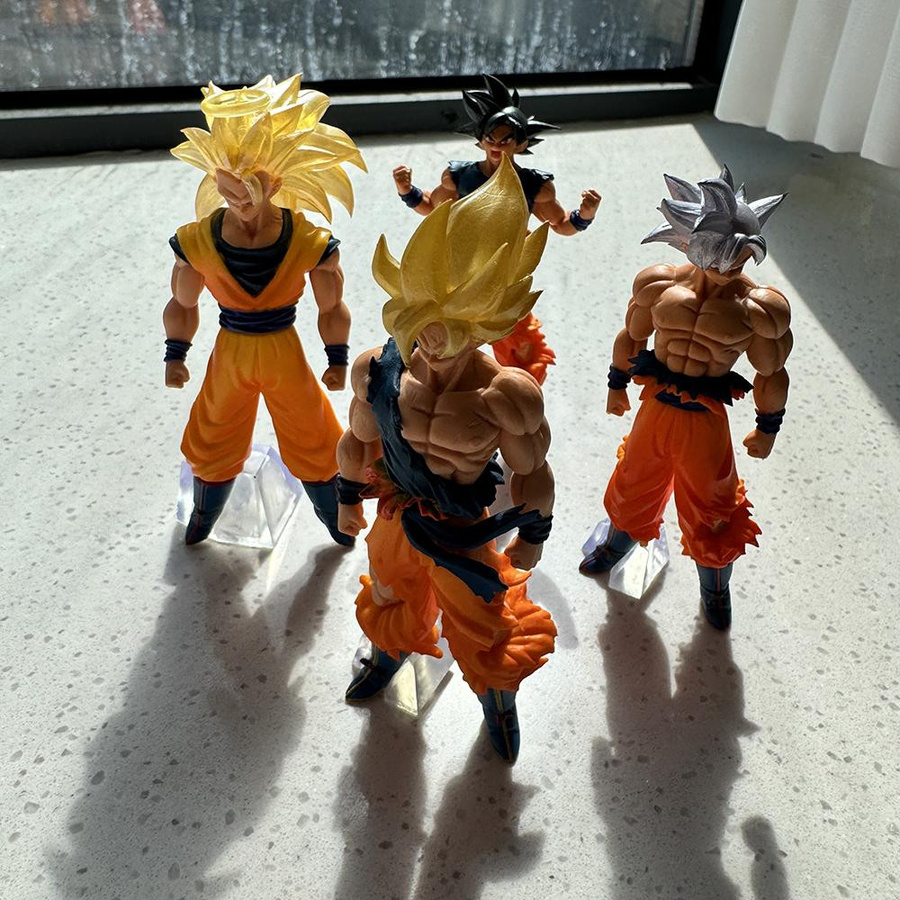 Yiran toy 1 Dragon Ball Son Goku Anime Modell Figur 10cm - Bild 3