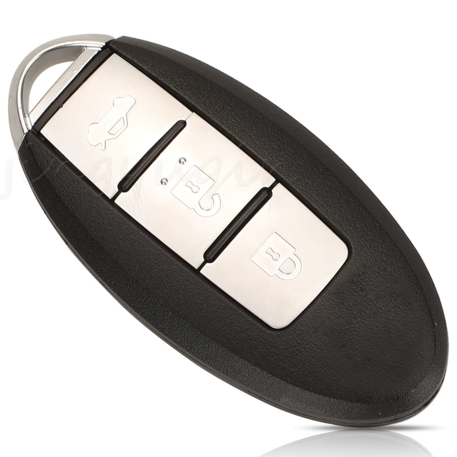 Kuttery Smart Remote Key Fob TWB1G694 3BTN 433 MHz ID46 Proximity Keyless Key für Nissan Lannia Sentra NV200 Bluebird Sylphy Versa, Schwarz - Bild 2