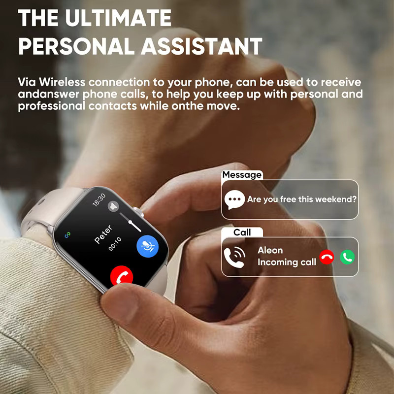 Xiaomi Smart Uhr 5 mit HD AMOLED Display, Herzfrequenzmessung, Bluetooth Anruffunktion und 100 Sport Modi, wasserdicht, Pink - Bild 4