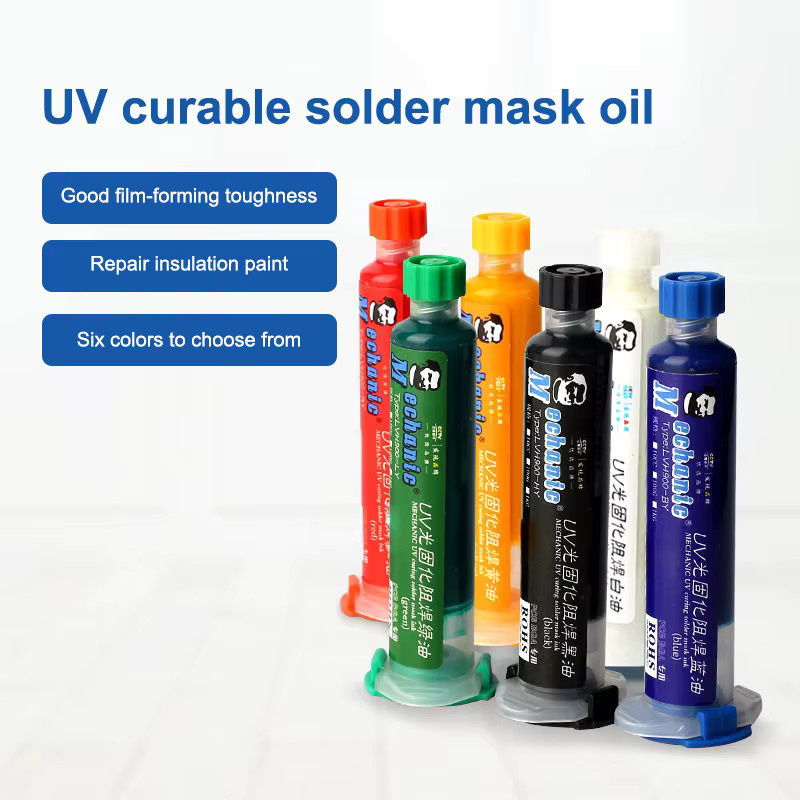 UV-Lichtempfindliche Lötmaskentinte für BGA PCB Motherboards in 6 Farben zum Schutz vor Korrosion und Lichtbogenbildung - Bild 3