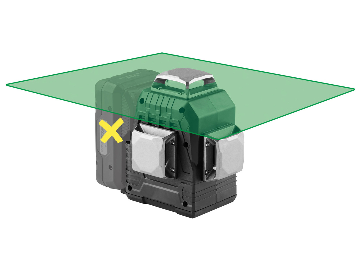 PARKSIDE PERFORMANCE 20 V Akku-Kreuzlinienlaser PKLLP 3360 A1 ohne Akku und Ladegerät - Bild 3