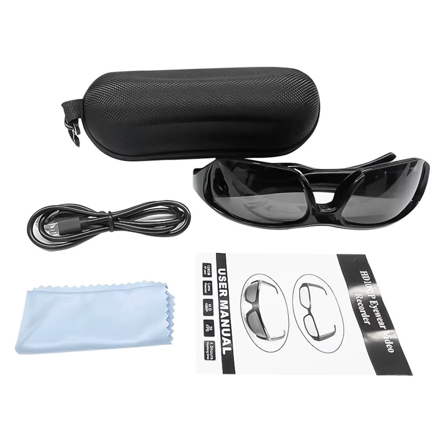 Occkic Mini Brillen Kamera HD 1080P Tragbarer DV DVR Video Recorder für Sport und Sicherheit in Schwarz - Bild 6