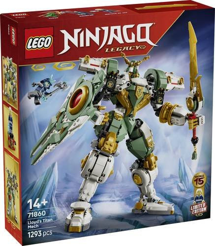 LEGO Ninjago Lloyds Titan-Mech Konstruktionsspielzeug ab 14 Jahren - Bild 1