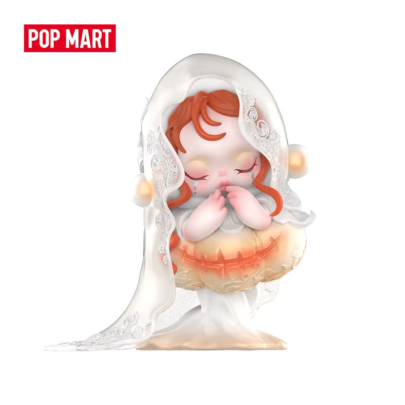 POP MART SKULLPANDA Covenant of the White Moon Figur, Weiß - Bild 2