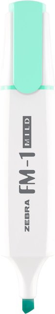 ZEBRA Textmarker FM-1 mit Keilspitze in Blau, Grün und Blau Grün - Bild 1